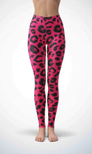 Load image into Gallery viewer, Pink animal skin legging - Shopping ing
