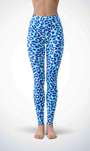 Load image into Gallery viewer, Blue leopard paw legging - Shopping ing
