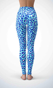 Blue leopard paw legging - Shopping ing