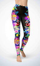 Load image into Gallery viewer, Flamingo and jungle legging - Shopping ing
