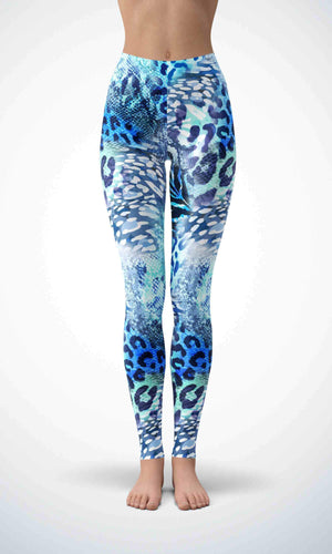 Blue zebra legging - Shopping ing