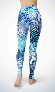 Blue zebra legging - Shopping ing