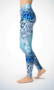 Blue zebra legging - Shopping ing