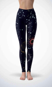 Black wallpaper legging - Shopping ing