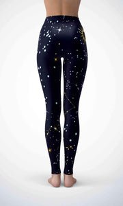 Black wallpaper legging - Shopping ing