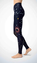 Load image into Gallery viewer, Black wallpaper legging - Shopping ing
