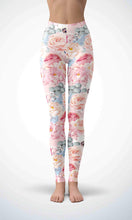 Load image into Gallery viewer, Pink rose legging - Shopping ing
