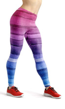 Load image into Gallery viewer, Red ang blue high waist yoga pants - Shopping ing
