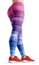 Load image into Gallery viewer, Red ang blue high waist yoga pants - Shopping ing
