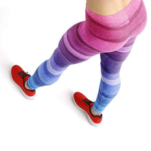 Load image into Gallery viewer, Red ang blue high waist yoga pants - Shopping ing
