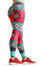 Load image into Gallery viewer, Red square high waist yoga pants - Shopping ing
