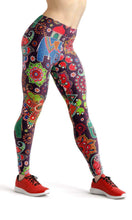 Load image into Gallery viewer, Elephant and flower high waist yoga pants - Shopping ing

