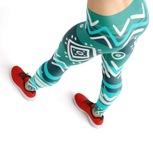 Load image into Gallery viewer, Simple white lines high waist yoga pants - Shopping ing
