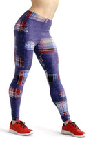 Load image into Gallery viewer, Purple jeans high waist yoga pants - Shopping ing
