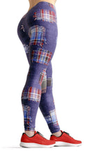 Load image into Gallery viewer, Purple jeans high waist yoga pants - Shopping ing
