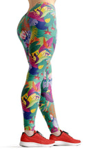 Load image into Gallery viewer, Tropical monkey high waist yoga pants - Shopping ing
