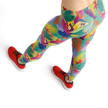 Load image into Gallery viewer, Tropical monkey high waist yoga pants - Shopping ing
