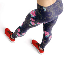 Load image into Gallery viewer, Red roses high waist yoga pants - Shopping ing
