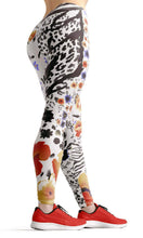 Load image into Gallery viewer, Speckled flowers high waist yoga pants - Shopping ing
