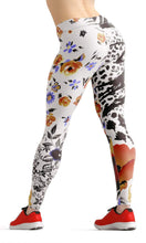 Load image into Gallery viewer, Speckled flowers high waist yoga pants - Shopping ing
