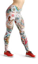 Load image into Gallery viewer, Silky paisley high waist yoga pants - Shopping ing
