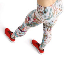 Load image into Gallery viewer, Silky paisley high waist yoga pants - Shopping ing
