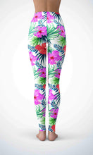 Load image into Gallery viewer, White pink flower legging - Shopping ing
