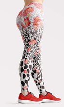 Load image into Gallery viewer, Pink rose lion skin high waist yoga pants - Shopping ing
