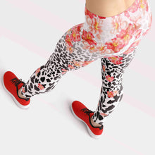 Load image into Gallery viewer, Pink rose lion skin high waist yoga pants - Shopping ing
