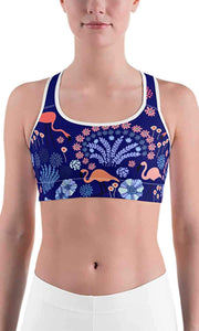 Blue flamingo sports bra - Shopping ing