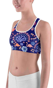 Blue flamingo sports bra - Shopping ing