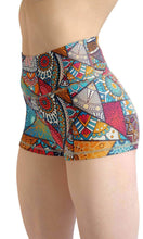 Load image into Gallery viewer, Abstract seasons high waist yoga shorts - Shopping ing
