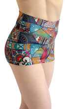 Load image into Gallery viewer, Abstract seasons high waist yoga shorts - Shopping ing
