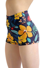 Load image into Gallery viewer, Quiet flowers high waist yoga shorts - Shopping ing
