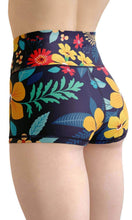 Load image into Gallery viewer, Quiet flowers high waist yoga shorts - Shopping ing
