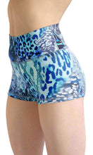 Load image into Gallery viewer, Lake blue fish high waist yoga shorts - Shopping ing
