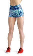 Load image into Gallery viewer, Lake blue fish high waist yoga shorts - Shopping ing
