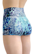 Load image into Gallery viewer, Lake blue fish high waist yoga shorts - Shopping ing
