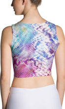 Load image into Gallery viewer, Pink crocodile skin sports crop top - Shopping ing
