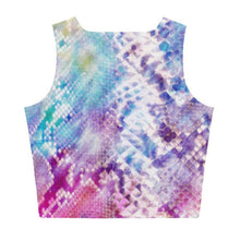 Load image into Gallery viewer, Pink crocodile skin sports crop top - Shopping ing
