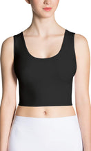 Load image into Gallery viewer, Black color sports crop top - Shopping ing
