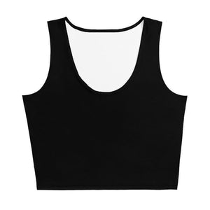 Black color sports crop top - Shopping ing