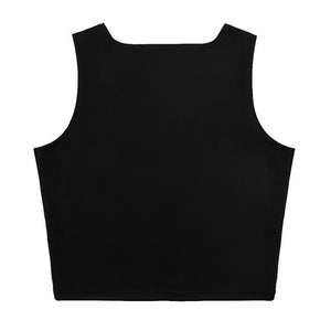 Black color sports crop top - Shopping ing