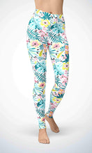 Load image into Gallery viewer, Light blue leaf legging - Shopping ing
