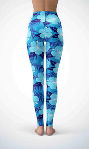 Blue leaf legging - Shopping ing