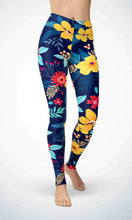 Load image into Gallery viewer, Navy flower legging - Shopping ing
