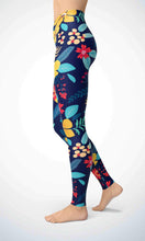 Load image into Gallery viewer, Navy flower legging - Shopping ing
