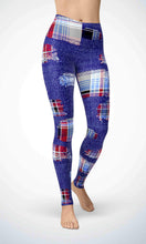 Load image into Gallery viewer, Denim patch print legging - Shopping ing
