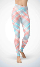 Load image into Gallery viewer, Pink check print legging - Shopping ing
