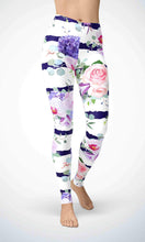 Load image into Gallery viewer, Rose stripe print legging - Shopping ing
